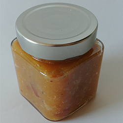 LA CAILLE BLANCHE - Confiture de noix de coco et écorce d'orange confite