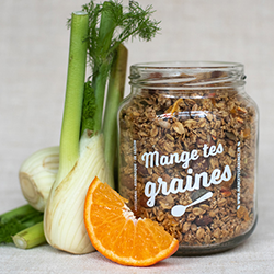 MANGE TES GRAINES - Topping de graines aux légumes et fruits