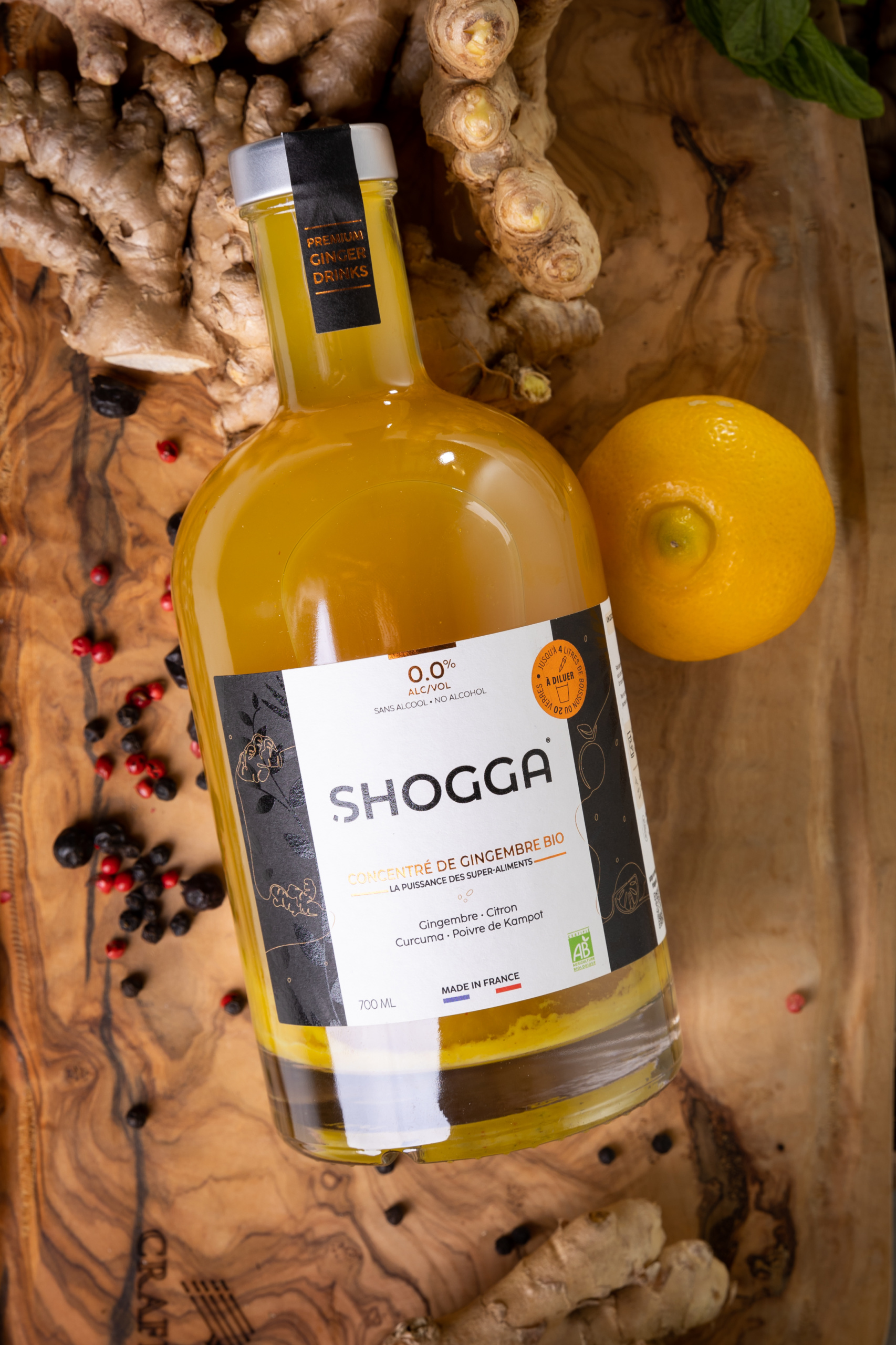 SHOGGA (700 ml) – Boisson au gingembre premium bio - SHOGGA®